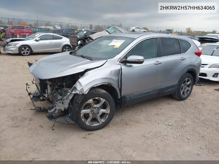 2HKRW2H57HH634065 2017 Honda Cr-V Ex