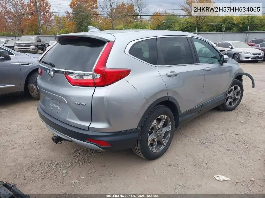 2HKRW2H57HH634065 2017 Honda Cr-V Ex