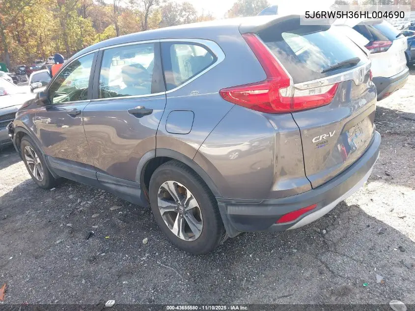 5J6RW5H36HL004690 2017 Honda Cr-V Lx