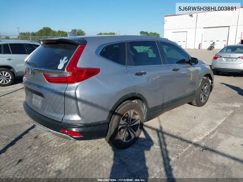 5J6RW5H38HL003881 2017 Honda Cr-V Lx