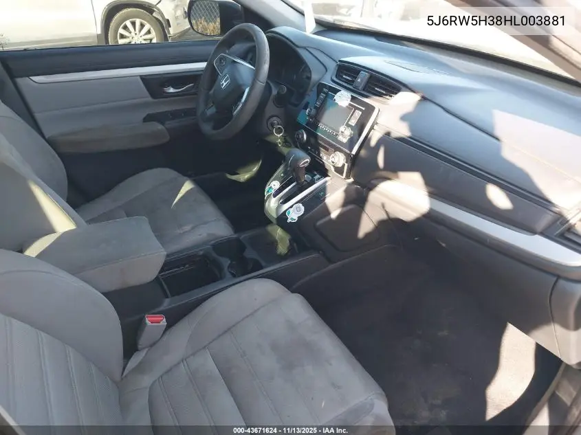 5J6RW5H38HL003881 2017 Honda Cr-V Lx