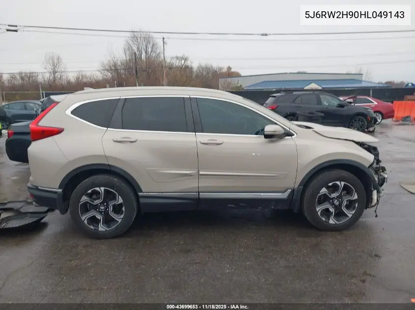 5J6RW2H90HL049143 2017 Honda Cr-V Touring