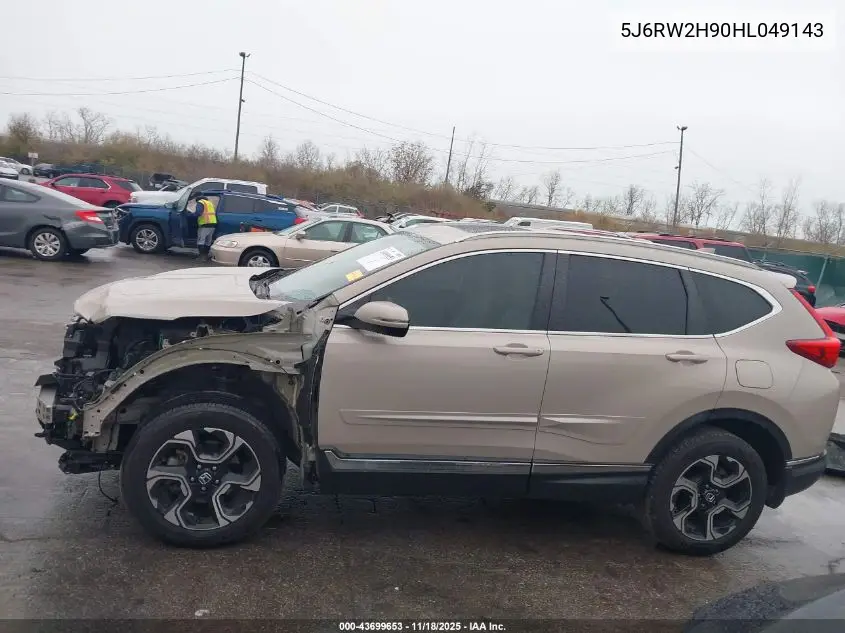 5J6RW2H90HL049143 2017 Honda Cr-V Touring