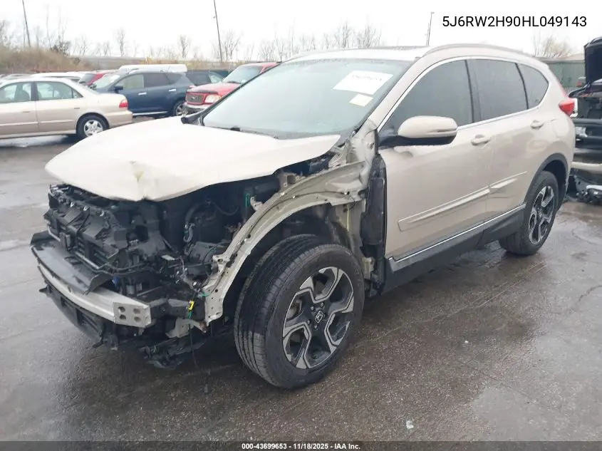 5J6RW2H90HL049143 2017 Honda Cr-V Touring