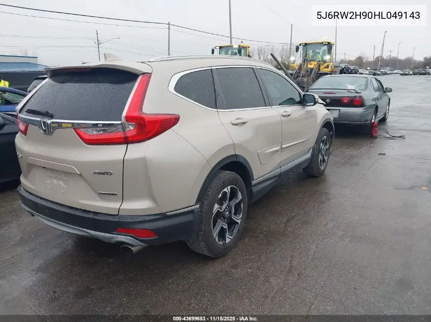 5J6RW2H90HL049143 2017 Honda Cr-V Touring