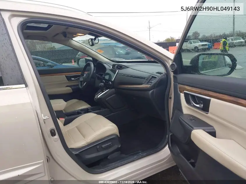 5J6RW2H90HL049143 2017 Honda Cr-V Touring