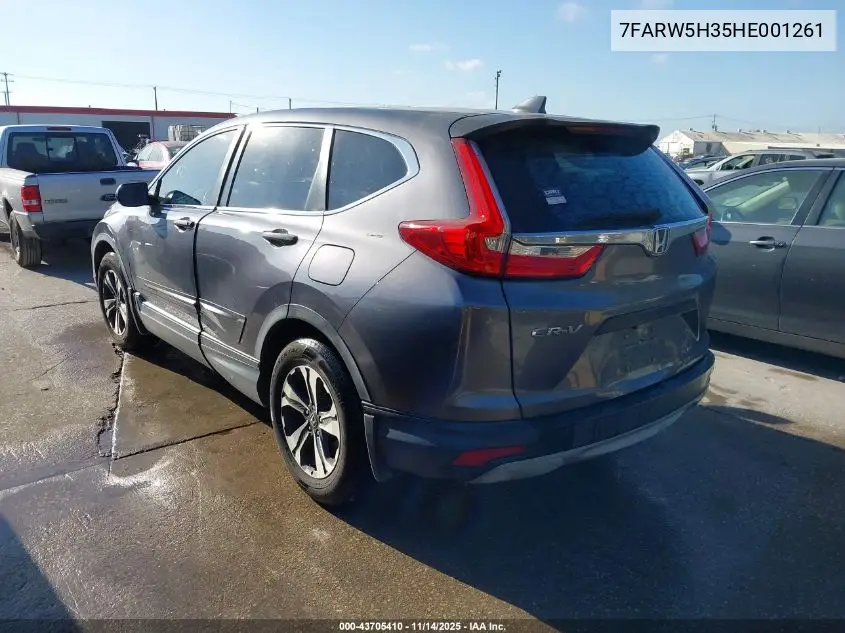 7FARW5H35HE001261 2017 Honda Cr-V Lx