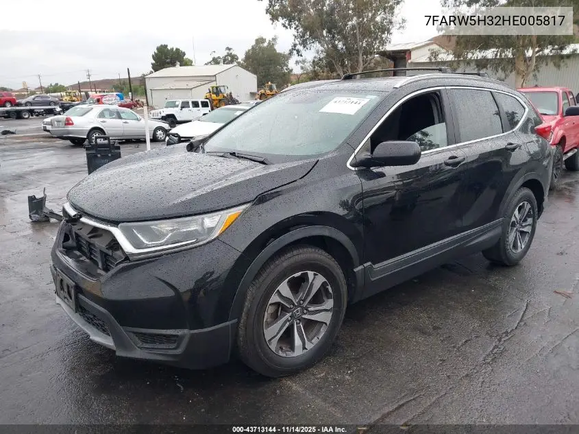 7FARW5H32HE005817 2017 Honda Cr-V Lx