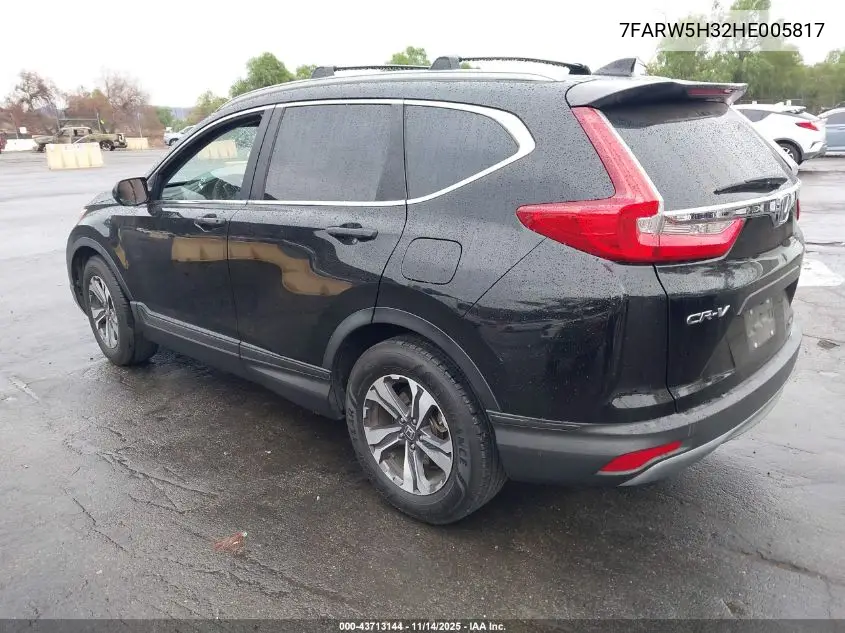 7FARW5H32HE005817 2017 Honda Cr-V Lx