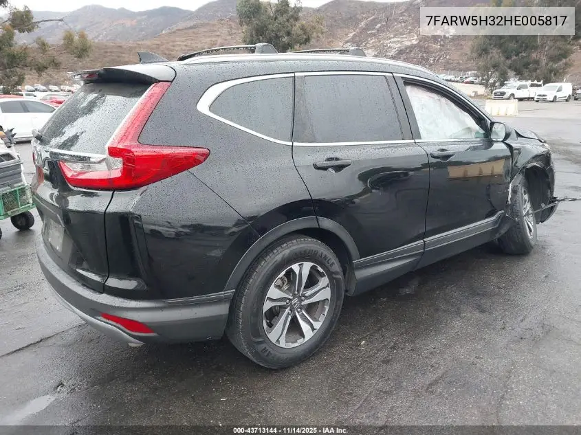 7FARW5H32HE005817 2017 Honda Cr-V Lx
