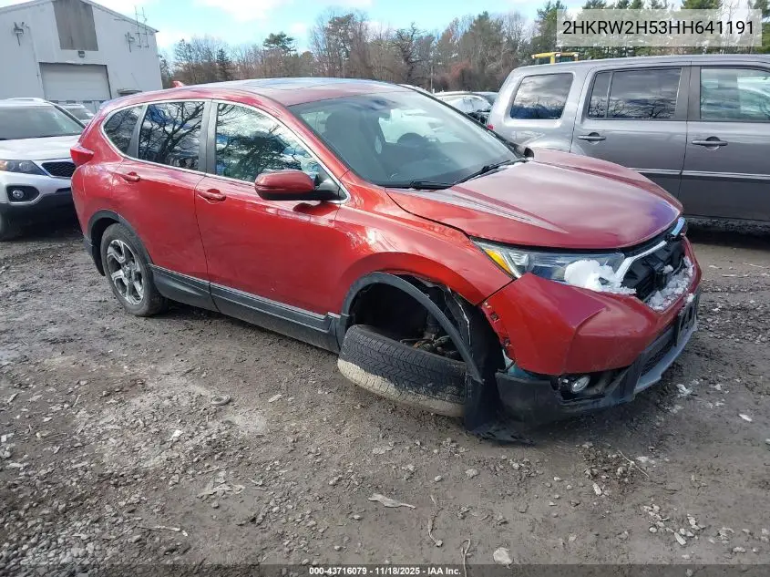 2HKRW2H53HH641191 2017 Honda Cr-V Ex