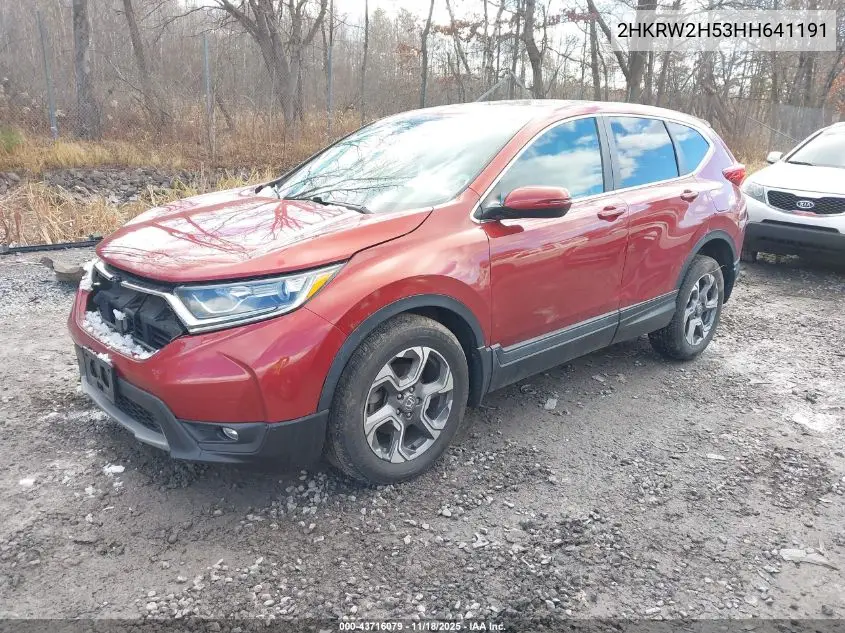 2HKRW2H53HH641191 2017 Honda Cr-V Ex