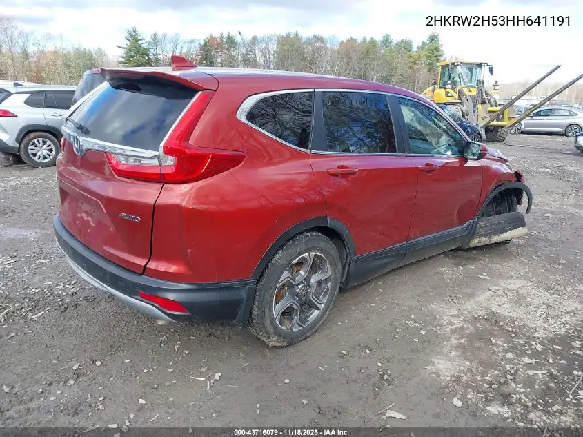 2HKRW2H53HH641191 2017 Honda Cr-V Ex