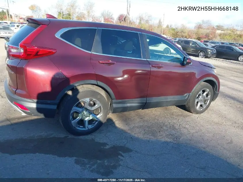 2HKRW2H55HH668148 2017 Honda Cr-V Ex