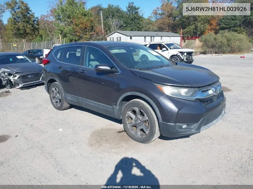 5J6RW2H81HL003926 2017 Honda Cr-V Ex-L/Ex-L Navi