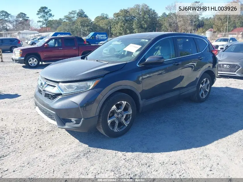 5J6RW2H81HL003926 2017 Honda Cr-V Ex-L/Ex-L Navi