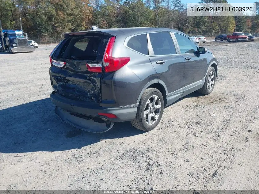 5J6RW2H81HL003926 2017 Honda Cr-V Ex-L/Ex-L Navi