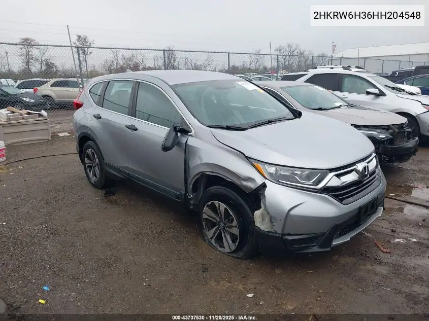 2HKRW6H36HH204548 2017 Honda Cr-V Lx