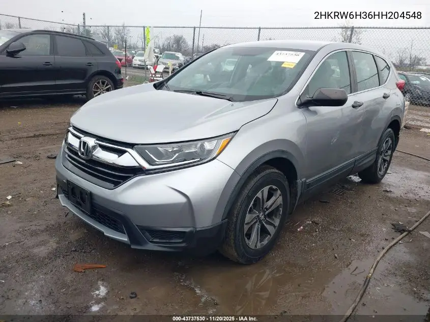 2HKRW6H36HH204548 2017 Honda Cr-V Lx