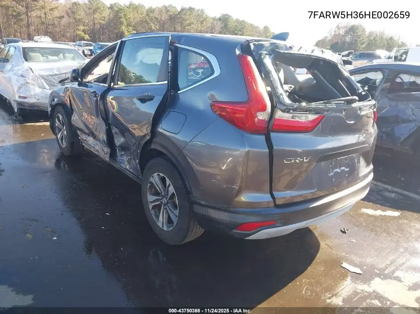7FARW5H36HE002659 2017 Honda Cr-V Lx