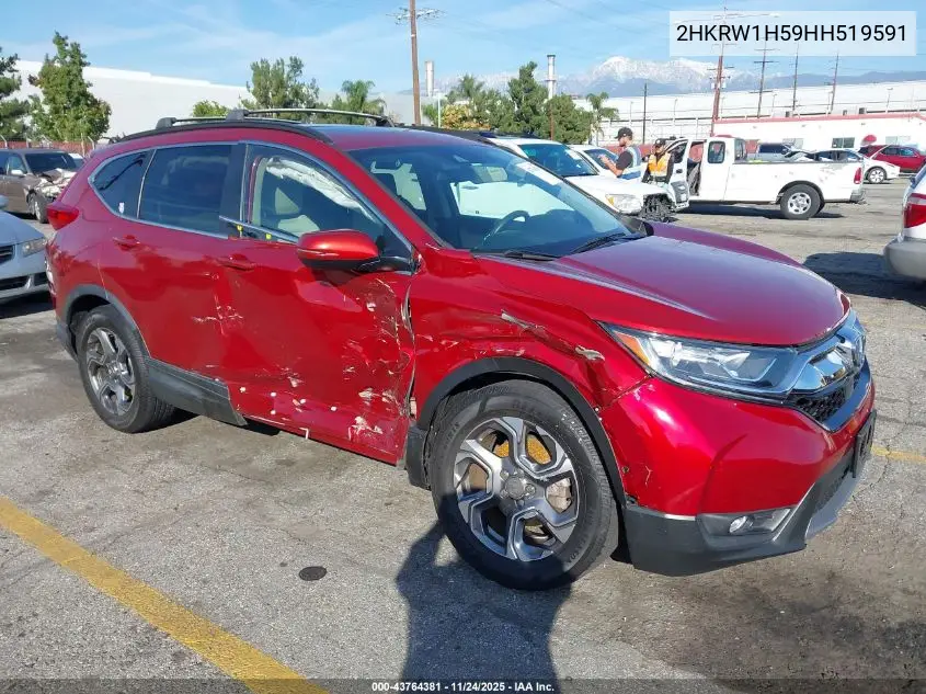 2HKRW1H59HH519591 2017 Honda Cr-V Ex