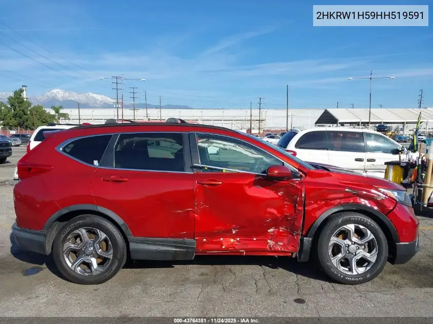 2HKRW1H59HH519591 2017 Honda Cr-V Ex