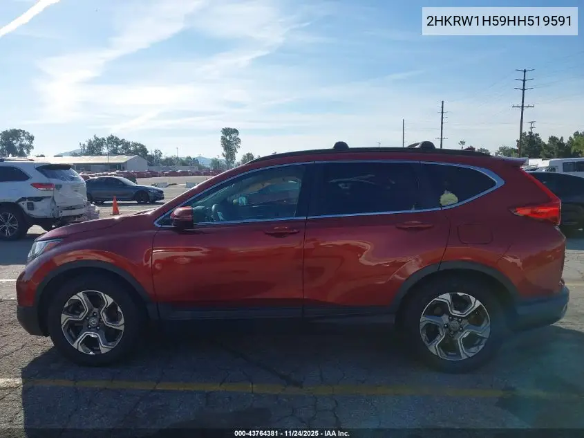 2HKRW1H59HH519591 2017 Honda Cr-V Ex