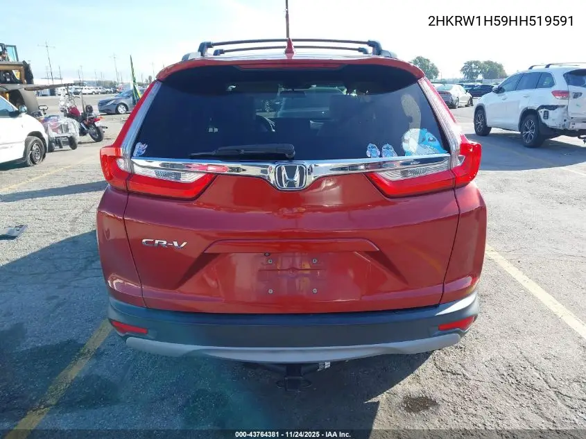 2HKRW1H59HH519591 2017 Honda Cr-V Ex