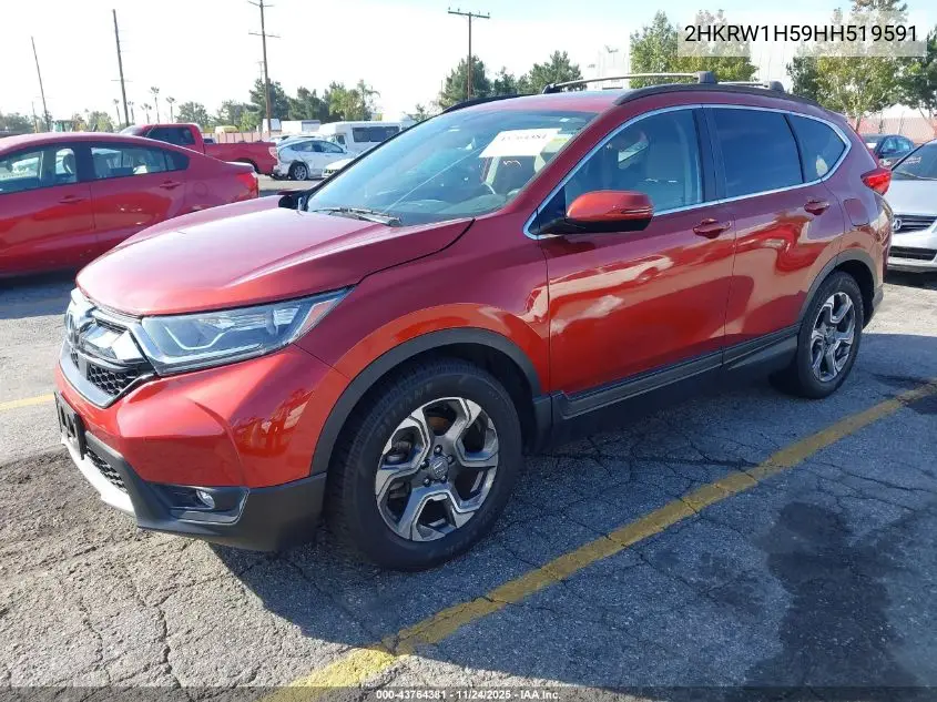 2HKRW1H59HH519591 2017 Honda Cr-V Ex