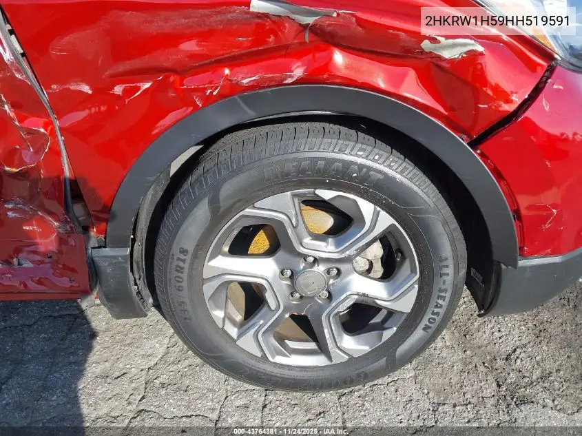 2HKRW1H59HH519591 2017 Honda Cr-V Ex