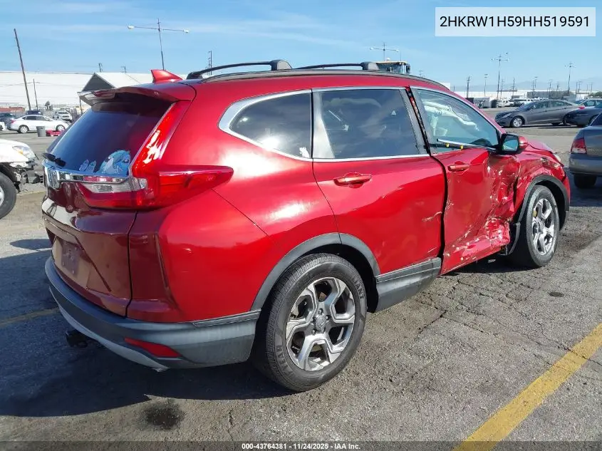 2HKRW1H59HH519591 2017 Honda Cr-V Ex