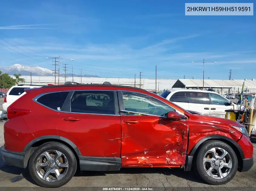 2HKRW1H59HH519591 2017 Honda Cr-V Ex