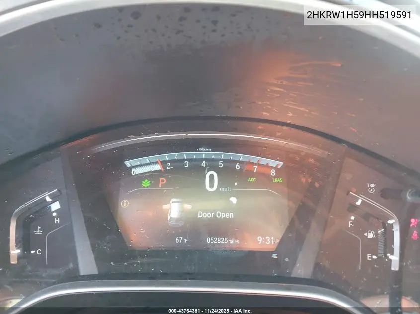 2HKRW1H59HH519591 2017 Honda Cr-V Ex