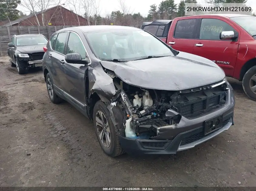2HKRW6H3XHH221689 2017 Honda Cr-V Lx