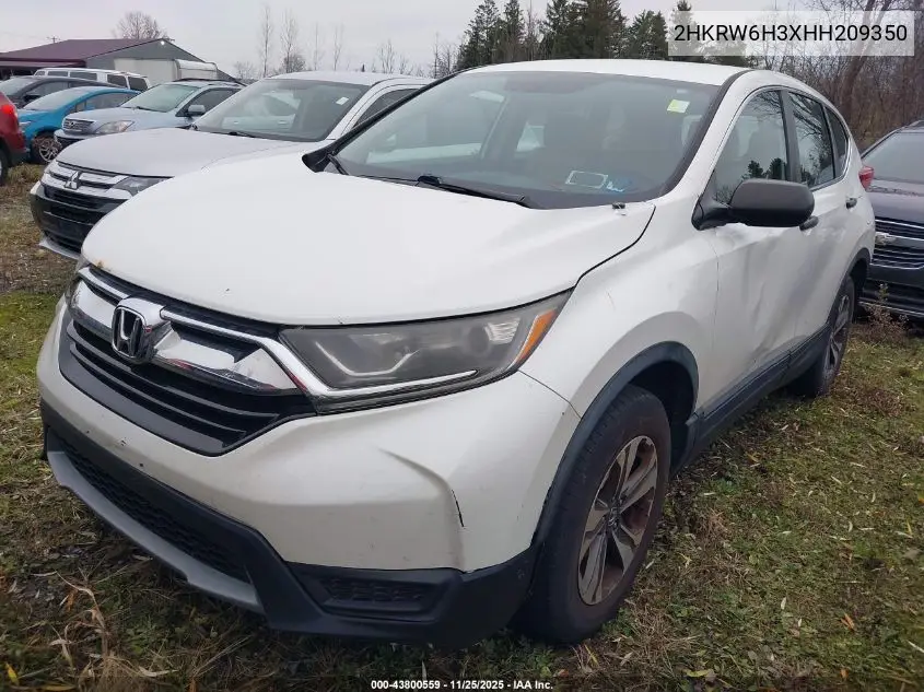 2HKRW6H3XHH209350 2017 Honda Cr-V Lx