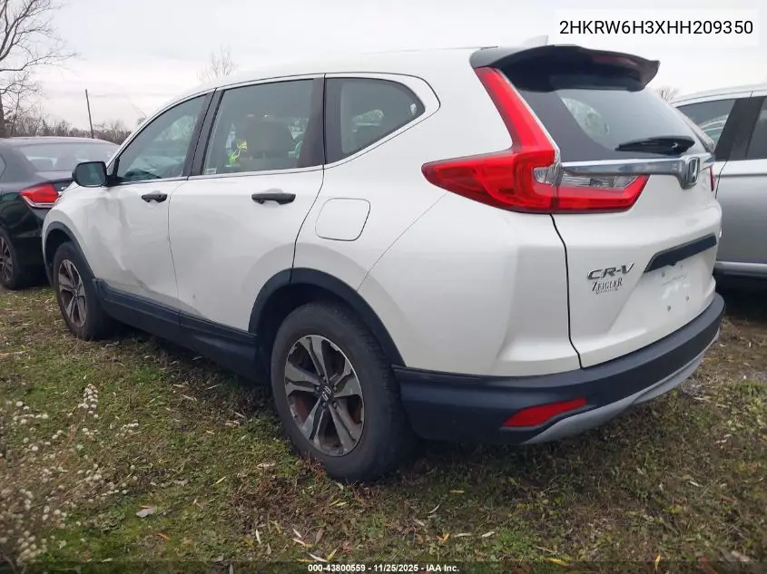2HKRW6H3XHH209350 2017 Honda Cr-V Lx