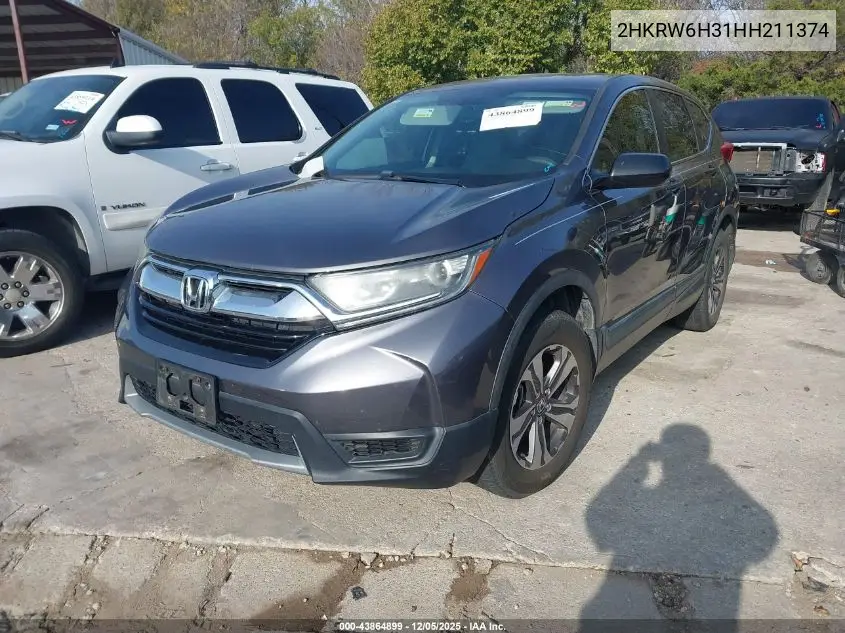 2HKRW6H31HH211374 2017 Honda Cr-V Lx