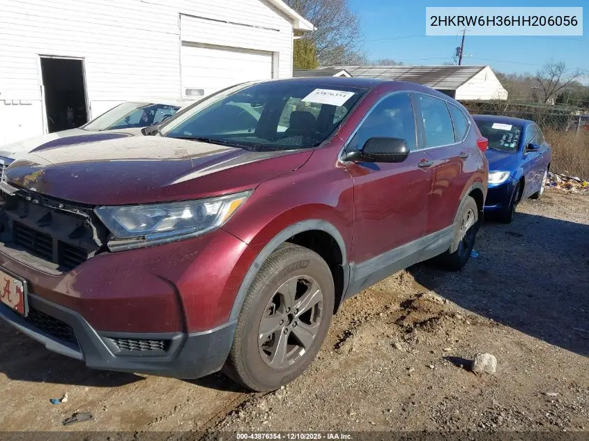 2HKRW6H36HH206056 2017 Honda Cr-V Lx