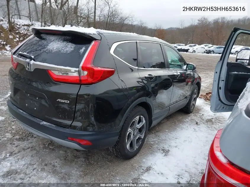 2HKRW2H53HH653616 2017 Honda Cr-V Ex