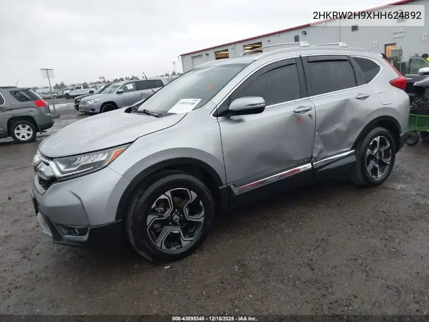 2HKRW2H9XHH624892 2017 Honda Cr-V Touring