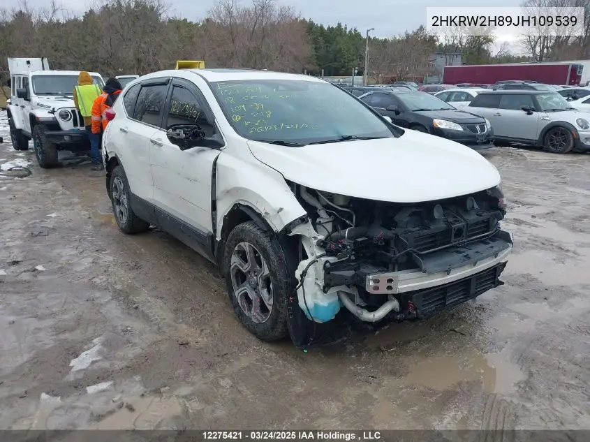 2HKRW2H89JH109539 2018 Honda Cr-V Ex-L