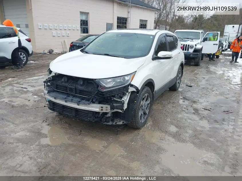 2HKRW2H89JH109539 2018 Honda Cr-V Ex-L