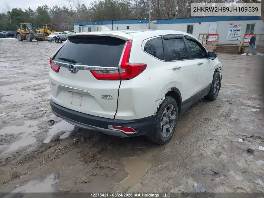2HKRW2H89JH109539 2018 Honda Cr-V Ex-L