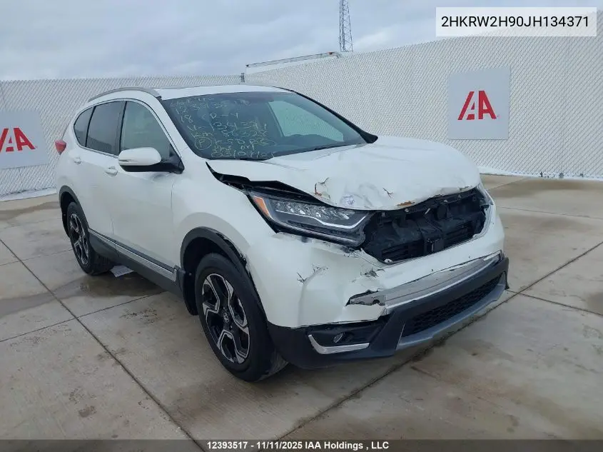 2HKRW2H90JH134371 2018 Honda Cr-V Touring