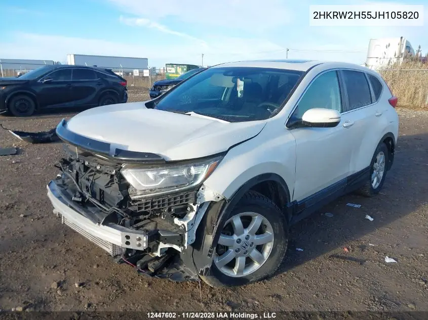 2HKRW2H55JH105820 2018 Honda Cr-V Ex