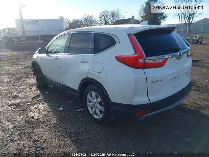 2HKRW2H55JH105820 2018 Honda Cr-V Ex
