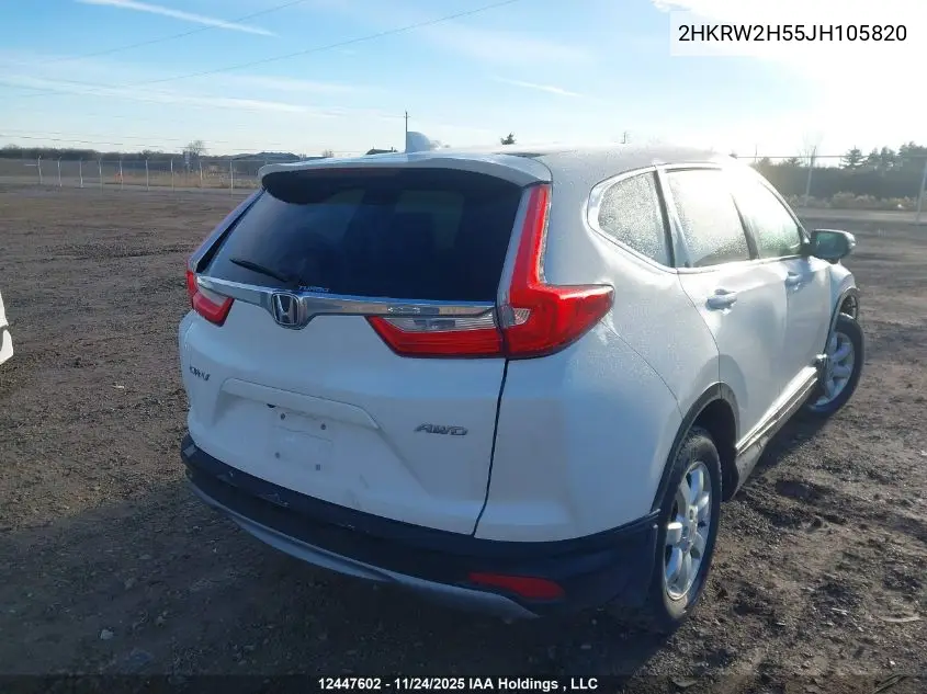 2HKRW2H55JH105820 2018 Honda Cr-V Ex