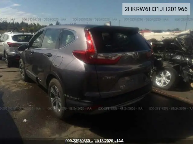 2HKRW6H31JH201966 2018 Honda Cr-V Lx