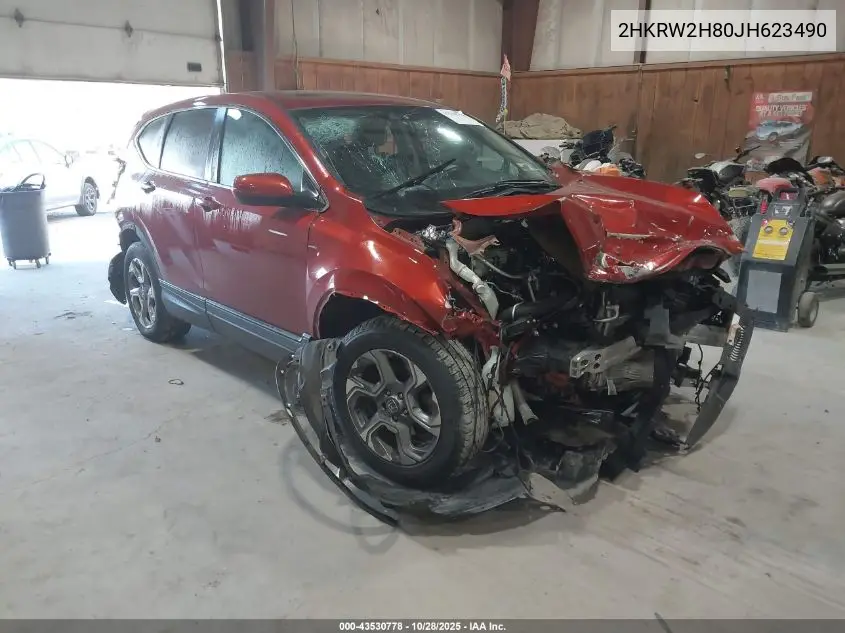 2HKRW2H80JH623490 2018 Honda Cr-V Ex-L/Ex-L Navi