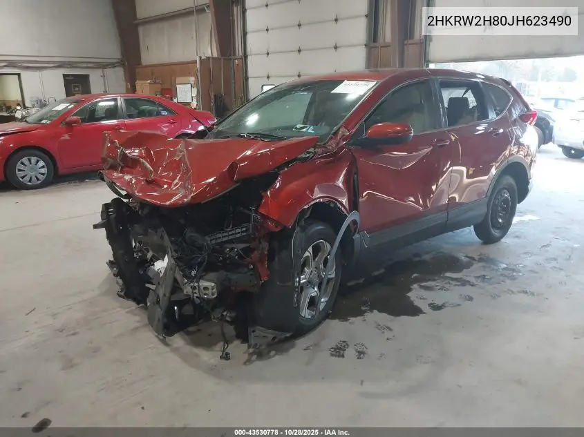 2HKRW2H80JH623490 2018 Honda Cr-V Ex-L/Ex-L Navi